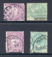 NEW SOUTH WALES, Postmarks BROKEN HILL, HAYMARKET, YOUNG, PADDINGTON - Gebraucht