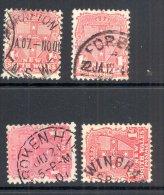 NEW SOUTH WALES, Postmarks GRAFTON, FORBES,BROKEN HILL, WINGHAM - Usados