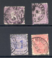 NEW SOUTH WALES, Postmarks MOSS VALE,MAITLAND, HAYMARKET, GEORGE STREET - Used Stamps