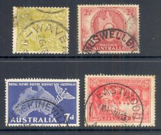 NEW SOUTH WALES, Postmarks WAVERLEY, MUSWELL BRIDGE, ERSKINEVILLE, EASTWOOD - Usados