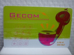 Prepaidcard Belgium Gecom (Mint,Neuve) Rare - Cartes GSM, Recharges & Prépayées