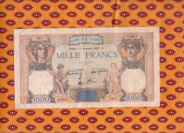 1 Billet De 1000 Francs Cérès Et Mercure    3 Novembre 1938 - 1 000 F 1927-1940 ''Cérès Et Mercure''