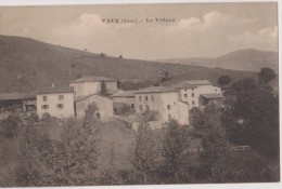 69,cpa,rhone Vaux,le Villard,ferme ,et Village Avant La Marée Humaine,document Et Histoire Du Rhone - Vaux-en-Velin