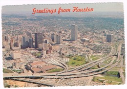 K778 Texas - Greetings From Houston - Aerial View Vue Aerienne Vista Aerea / Viaggiata - Houston