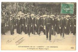 Delcampe - Carte Postale Ancienne  1911 "Catastrophe De La Liberté ; Les Obsèques - Katastrophen