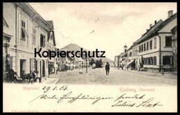 ALTE POSTKARTE KINDBERG HAUPTPLATZ 1903 Steiermark Österreich Austria Tornister Knapsack Cartable Satchel Brioche Ranzen - Kindberg