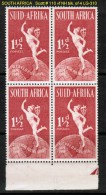 SOUTH AFRICA   Scott  # 110**  VF MINT NH BLK. Of 4 - Nuevos