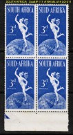 SOUTH AFRICA   Scott  # 111**  VF MINT NH BLK. Of 4 - Ungebraucht