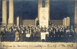 CPA (esperanto B7)ESPERANTO  Kongreso De Socialisty Esperantisty En Frankfurt 1913   (carte Photo) - Esperanto