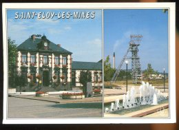 CPM 63 SAINR ELOY LES MINES Multi Vues La Mairie Le Puy St Joseph - Saint Eloy Les Mines