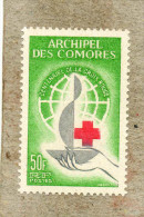 COMORES : 100 Ans De La Croix-Rouge Internationale : Planisphère, Logo Croix-Rouge - - Ongebruikt