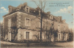 CPA 49 SAINT AUGUSTIN DES BOIS Château De La Houssaye - Saint Georges Sur Loire