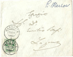 Brief  Maroggia - Lugano            1903 - Lettres & Documents