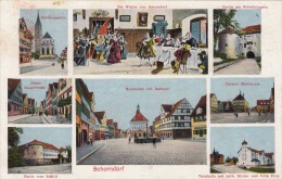 SCHORNDORF I.Rstl., Mehrbilder Litho 1930 - Schorndorf