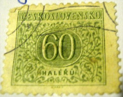 Czechoslovakia 1954 Postage Due 60h - Used - Timbres-taxe