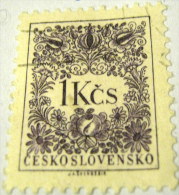 Czechoslovakia 1954 Postage Due 1k - Used - Timbres-taxe