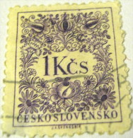 Czechoslovakia 1954 Postage Due 1k - Used - Timbres-taxe