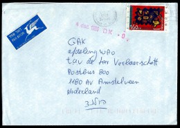 Israel: Air Mail Cover Sent To Netherland - Cartas & Documentos