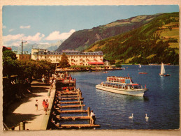 Zell Am See, Seepromenade Mit Grandhotel Und Steinernem Meer - Zell Am See