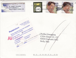 STATI UNITI   /  ITALIA   - Cover _ Lettera - Cartas & Documentos