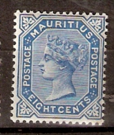 010937 Sc 073  MAURITIUS -  VICTORIA 8c - MINT NH - Maurice (...-1967)