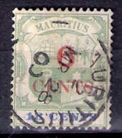 010946 Sc 113 - ARMS - 6c ON 18c - MAURITIUS / 2 / MR 28 / 00   CDS - Maurice (...-1967)