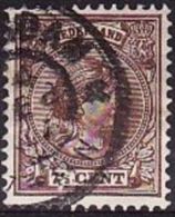 1891 Prinses Wilhelmina 7½ Cent Bruin NVPH 36 - Usati