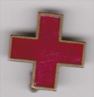 Petite Broche Croix Rouge (laquée) - Medicina
