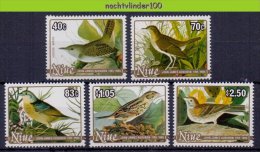 Mhl026 FAUNA VOGELS AUDUBON SPARROW CACTUS BIRDS VÖGEL AVES OISEAUX NIUE 1985 PF/MNH - Collections, Lots & Séries