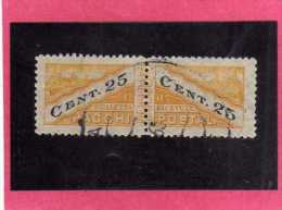 SAN MARINO 1945 PACCHI POSTALI PARCEL POST CENT. 25 TIMBRATO USED - Paquetes Postales