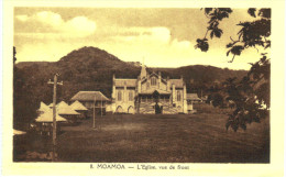 SAMOA ISLAND ..... MOAMOA ... L EGLISE VUE DE FRONT - Samoa