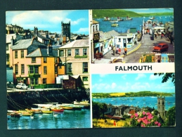 ENGLAND  -  Falmouth  Multi View  Used Postcard As Scans - Falmouth