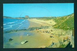 ENGLAND  -  Newquay  Fistral Bay   Used Postcard As Scans - Newquay