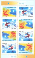 2012. Azerbaijan, Europa 2012, Booklet-pane Of 8v, Parthly Imperforated,  Mint/** - Azerbaiján