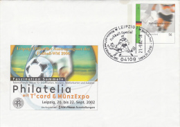 3957- GERMANY'06 SOCCER WORLD CUP, PHILATELIC EXHIBITION, COVER STATIONERY, 2002, GERMANY - 2006 – Germany