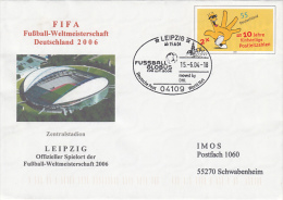 3960- GERMANY'06 SOCCER WORLD CUP, ZENTRALSTADION, STADIUM, STADE, COVER STATIONERY, 2004, GERMANY - 2006 – Germany