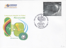 3974- GERMANY'06 SOCCER WORLD CUP, COVER FDC, 2006, ARGENTINA - 2006 – Germany