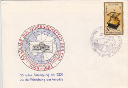 3995- GERMAN ANTARCTIC STATION, SPECIAL COVER, 1984, GERMANY - Onderzoeksstations