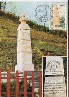 4085- TURISM MONUMENT, CARTES MAXIMUM, 1997, ROMANIA - Cartes-maximum (CM)