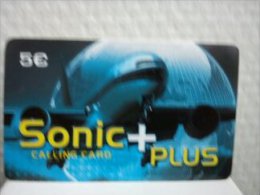 Prepaidcard Belgium Airplaine Sonic Plus  Used  Rare - Cartes GSM, Recharges & Prépayées