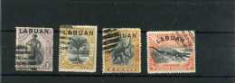 - GRANDE BRETAGNE COLONIES . TIMBRES DE LABUAN 1897/1900 . OBLITERES . - Noord Borneo (...-1963)