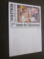 Lettre Illustrée Vierge  Dimanche 18 Avril 1999 Bergerac 11e Journée Des Collectionneurs >> Bourse Et Collections - Sammlungen