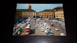 C-16569 CARTOLINA TORINO - PIAZZA SAN CARLO - AUTOBUS E AUTO D'EPOCA - Plaatsen & Squares