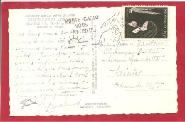 Y&T N°499  MONTE CARLO  Vers FRANCE      1959     2 SCANS - Briefe U. Dokumente
