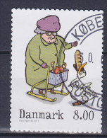 Denmark 2011 Mi. 1682 A    8.00 Kr Winterstamp - Comics (from Sheet) - Usati