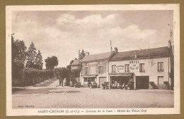 SAINT - CHERON (S. Et O.) -- Avenue De La Gare - Hôtel Du Vieux Cep - - Saint Cheron