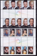 AUSTRALIA  Actors "multiples" - Sheets, Plate Blocks &  Multiples