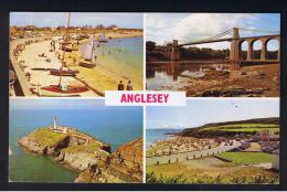 RB 991 - 3 Anglesey Postcards - Menai Bridge - Lighthouse & Much More - Anglesey