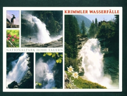 AUSTRIA  -  Krimmler Waterfalls  Multi View  Unused Postcard As Scan - Krimml