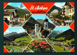 AUSTRIA  -  St Anton Am Arlberg  Multi View  Unused Postcard As Scan - St. Anton Am Arlberg